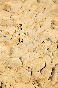 不在地球摄影照片_在撒哈拉沙漠摩洛哥侵蚀的棕色沙子和