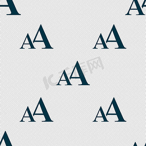 放大字体，AA 图标符号。
