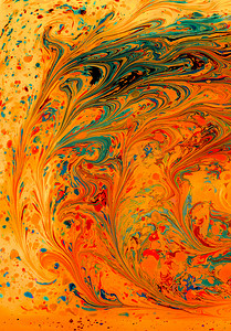 彩色流体背景摄影照片_作为彩色背景的抽象大理石花纹艺术图案