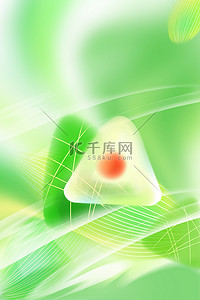 端午节粽子绿色小清新背景