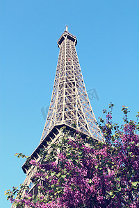法国巴黎的艾菲尔铁塔