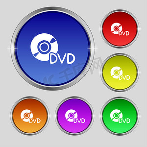 DVD摄影照片_dvd 图标标志。