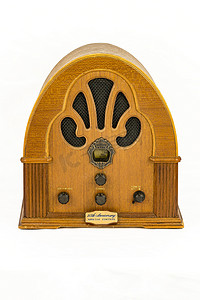 旧收音机摄影照片_老式收音机