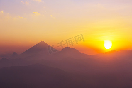 危地马拉的火山