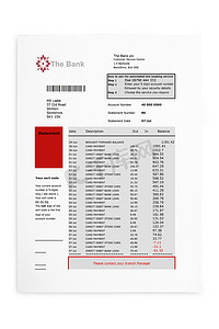 银行和信用卡对帐单