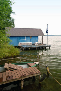 德国沙尔湖的船库