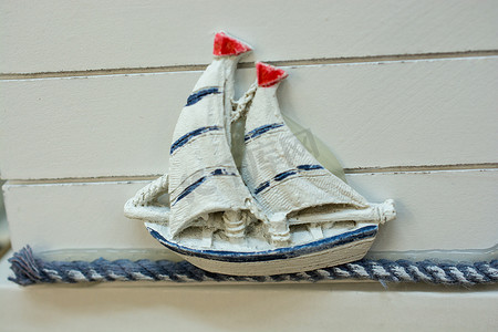 迷你尺寸小七彩模型帆船