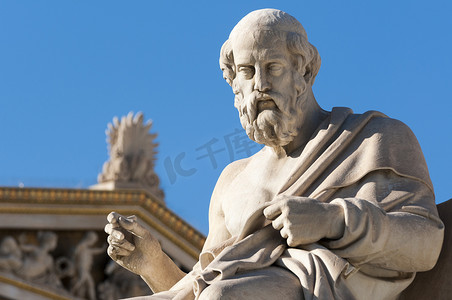 经典柏拉图雕像