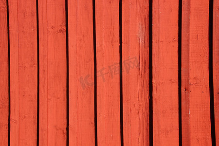 破墙摄影照片_木板背景的红漆木破墙