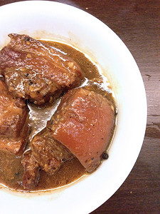 合上肉汁炖猪肉，thaifood