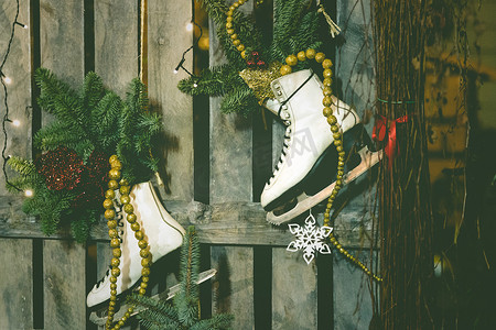 圣诞溜冰鞋