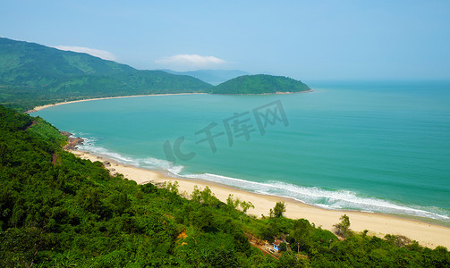 巡回演出摄影照片_景观，海滩，越南，海边，生态，绿色