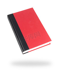 红色手册封面摄影照片_红色的书