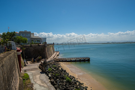 旧城区建筑，圣胡安，PR