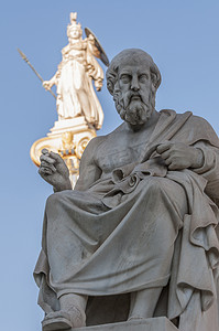 经典柏拉图雕像