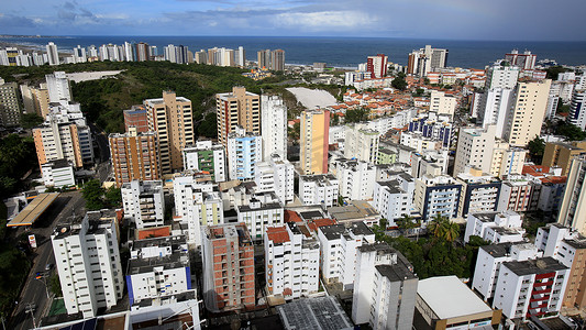 住宅楼摄影照片_萨尔瓦多的住宅楼