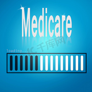 Medicare 蓝色加载条
