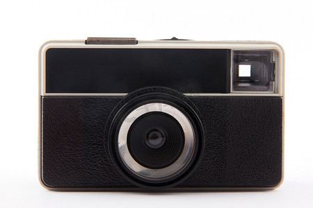 70年摄影照片_70 年代的旧取景器模拟相机