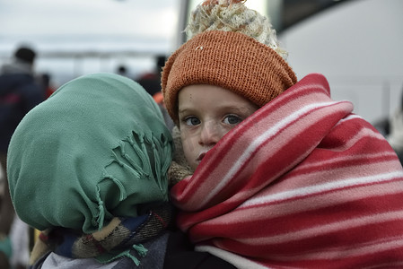 界面控件摄影照片_希腊伊多梅尼难民营
