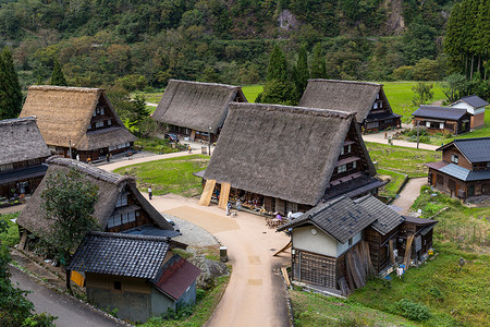 历史悠久的日本老村