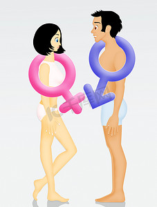 男性和女性符号