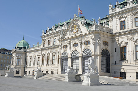 维也纳丽城宫侧视图