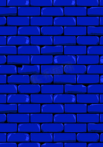 深蓝色墙