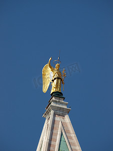 威尼斯——圣马可塔顶的金色天使