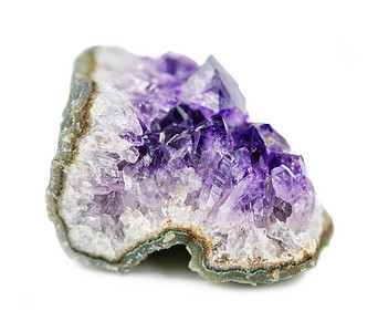 紫晶石摄影照片_紫水晶晶洞的碎片