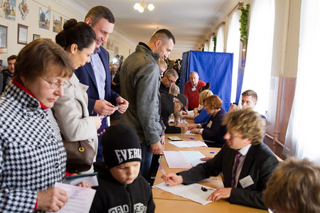 基辅 - 乌克兰 - 选举 - KLITSCHOKO - 投票