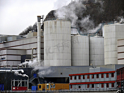 Norske Skog Saugbrug 位于挪威哈尔登的造纸厂