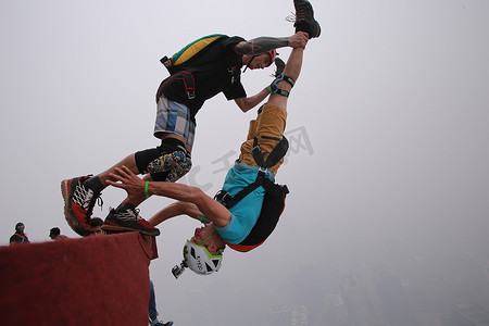 定点跳伞摄影照片_定点跳伞 - 马来西亚 - 吉隆坡
