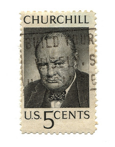 美国五分钱旧邮票