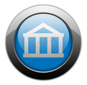 金融贷款图标摄影照片_图标、按钮、象形图银行