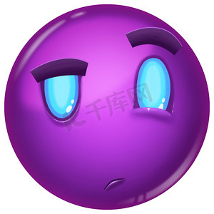 微信emoji图摄影照片_插图：Funny Emoji Face Ball C. Element/Character Design - Fantastic/Cartoon Style