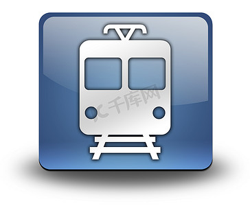 图标/按钮/象形图“火车/公共交通”