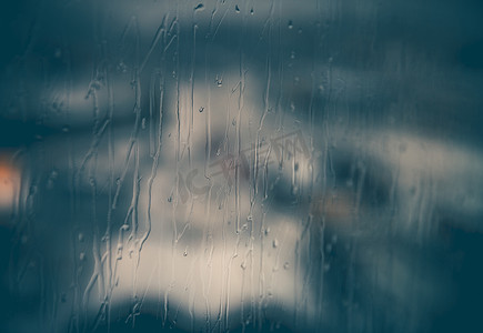 抽象的雨窗背景