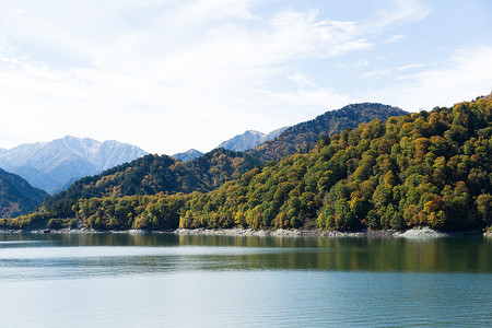 立山阿尔卑斯的黑部川