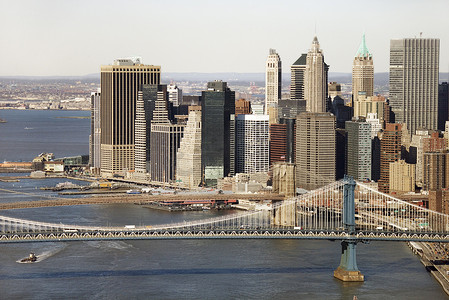 纽约市曼哈顿大桥。