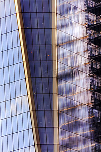新世界贸易中心抽象玻璃摩天大楼纽约纽约州