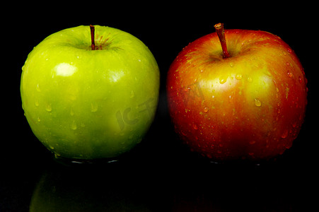 红苹果和绿苹果