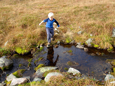 野外小溪摄影照片_斯堪的纳维亚生活方式——野外远足