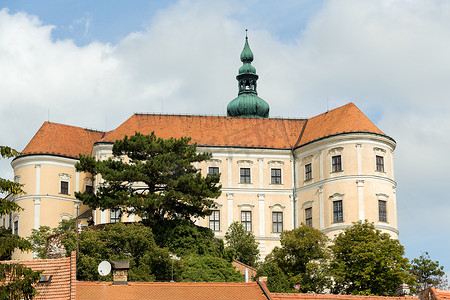 鼠标指针库洛米摄影照片_捷克共和国米库洛夫市的城堡