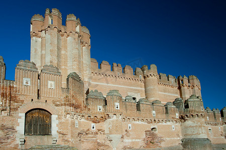 古柯摄影照片_古柯城堡，塞哥维亚（西班牙）
