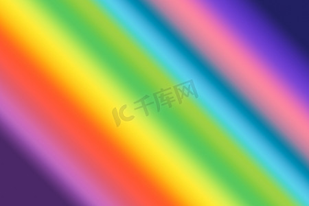 鸭鸭手绘头像摄影照片_抽象七彩彩虹渐变手绘背景