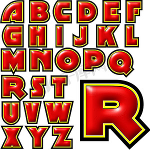 Abc 字母表矢量设计