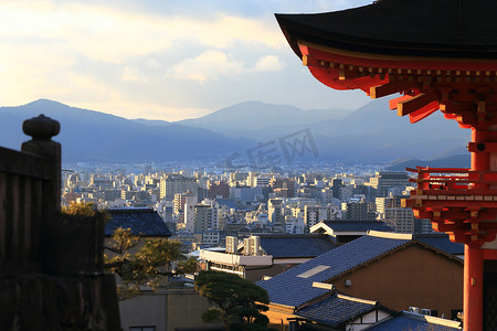 日本京都冬季清水寺