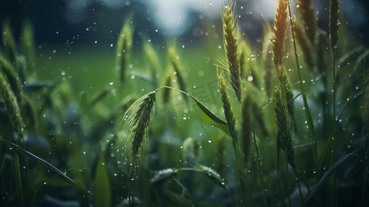 唯美治愈春天风景摄影照片_春季谷雨唯美治愈自然草地