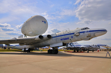 俄罗斯莫斯科-2015 年 8 月：战略空运飞机 VM-T Atlan