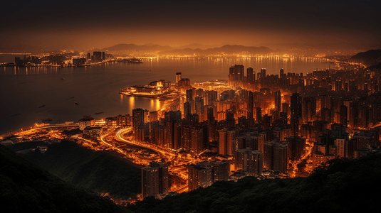 大连摄影照片_大连西部夜景